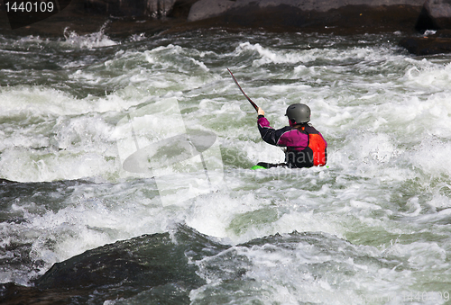 Image of White water kayaking