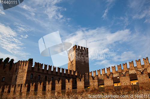 Image of Castel Vecchio battlements