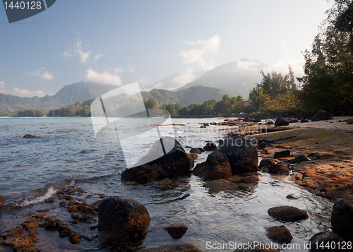 Image of View across Hanalei Bay