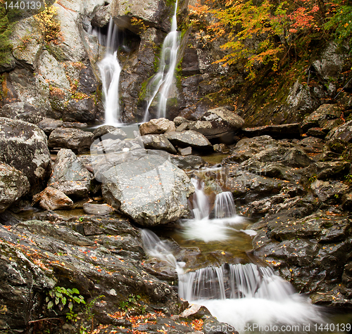 Image of Bash Bish falls in Berkshires