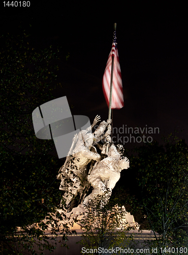Image of Night shot of Iwo Jima