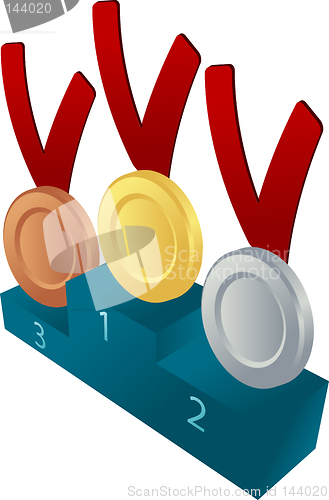 Image of Medal awards illustration