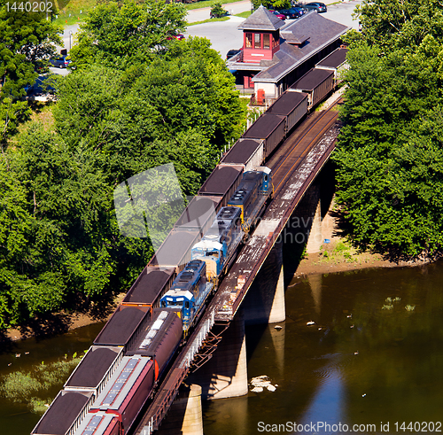 Image of Aerial view Harpers Ferry rail station