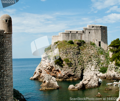 Image of Medieval fort in Dubrovnik