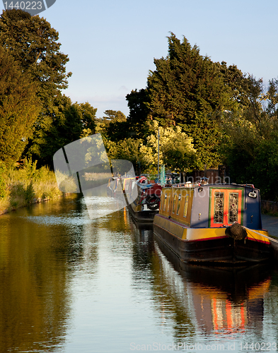 Image of Old canal barges at Ellesmere