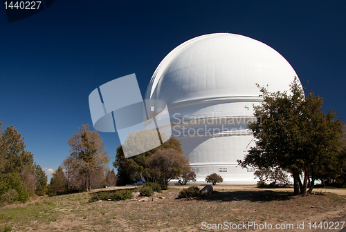 Image of Dome of Mount Palomar Telescope