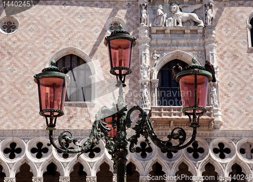 Image of Ornate lamp by Doge Palace