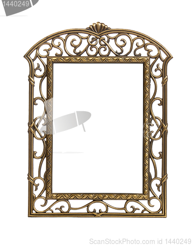 Image of Simple cast metal picture frame