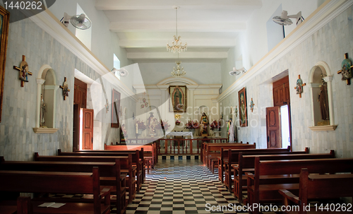 Image of Interior of El Quelite Church in Mexico