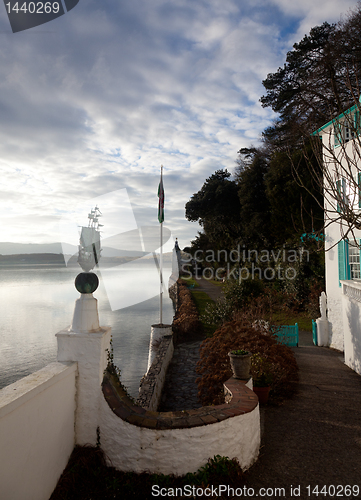 Image of Winter scene at Portmeirion in Wales