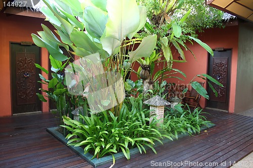 Image of Bali courtyard