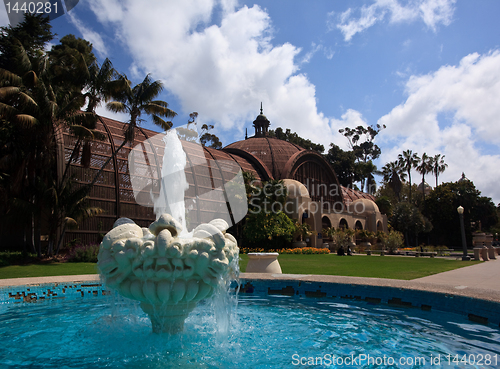 Image of Botanical Building in Balboa Park in San Diego