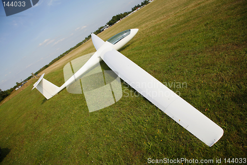 Image of Glider - just landet.