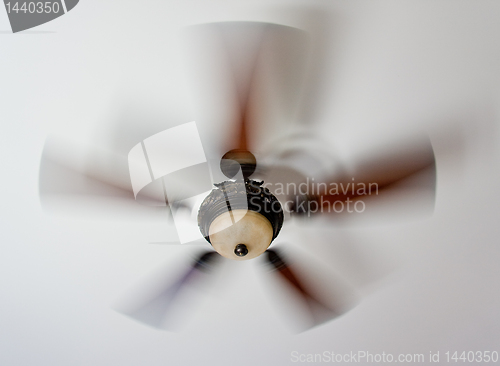 Image of Spinning ceiling fan