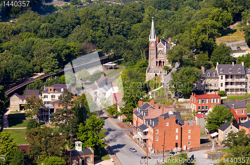 Image of Aerial view Harpers Ferry national park