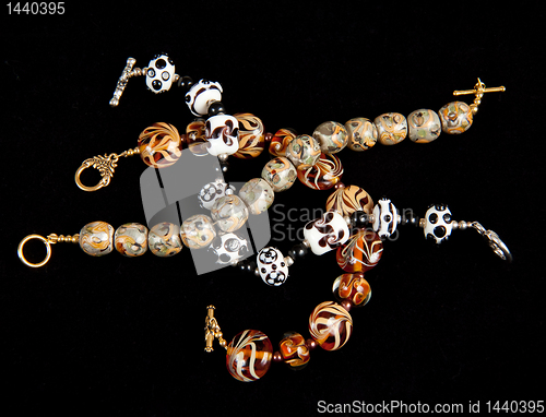 Image of Various hand made bracelets