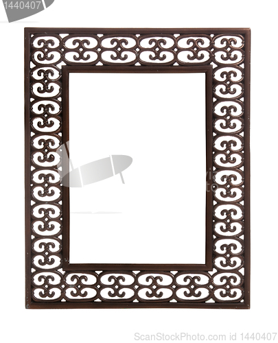 Image of Simple cast metal picture frame