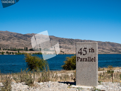 Image of 45th parallel in New Zealand