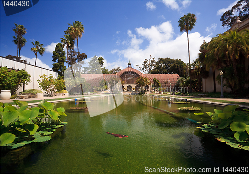 Image of Botanical Building in Balboa Park in San Diego