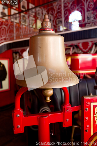 Image of Bell on firetruck