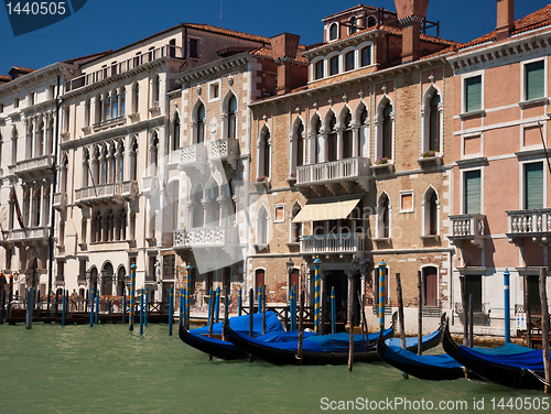 Image of Gondolas in Venice