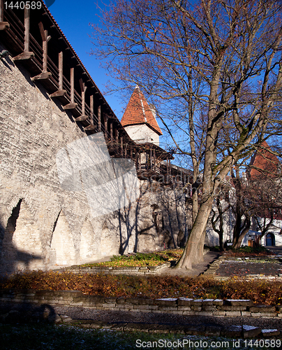 Image of Old town walls in Tallinn