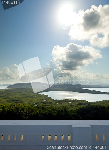 Image of View toward El Yunque from lighthouse