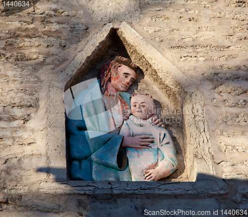 Image of Old carving in wall of Tallinn