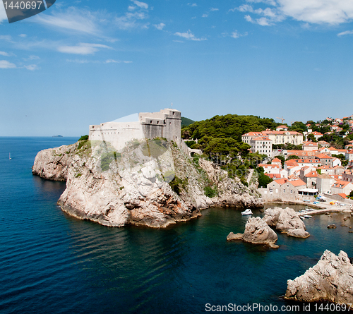 Image of Medieval fort in Dubrovnik