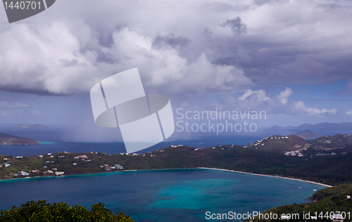 Image of Storm over Magens Bay on St Thomas USVI