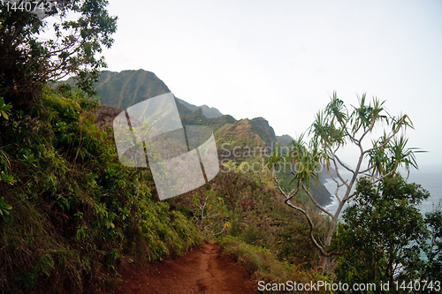 Image of View of Na Pali coast