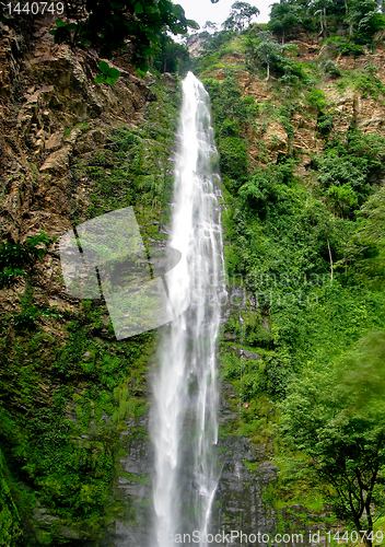 Image of Wli Waterfall in Agumatsa Park in Ghana