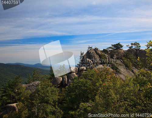 Image of Old Rag trail in Shenandoah valley