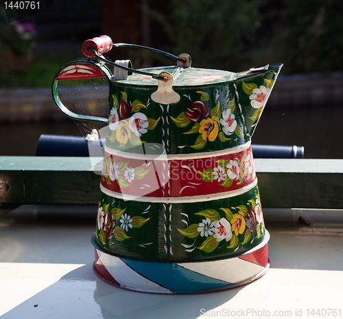 Image of Hand painted traditional decorated watering cans