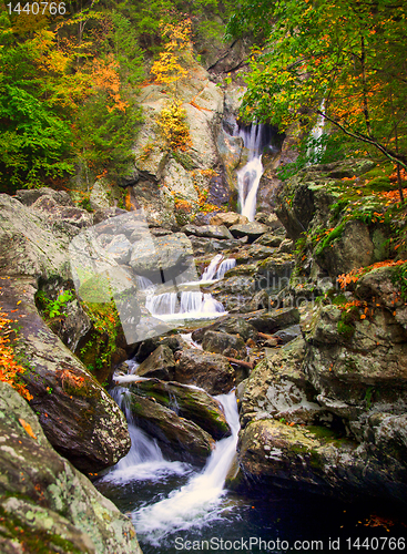 Image of Bash Bish falls in Berkshires