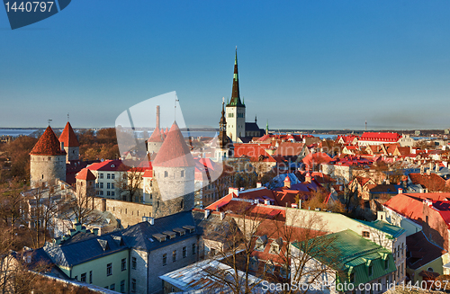 Image of Old town of Tallinn Estonia