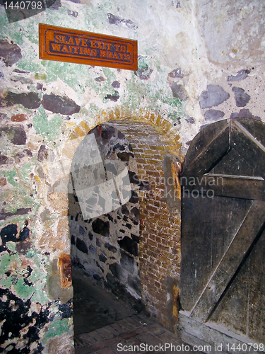 Image of Slave exit in Elmina Castle in Ghana