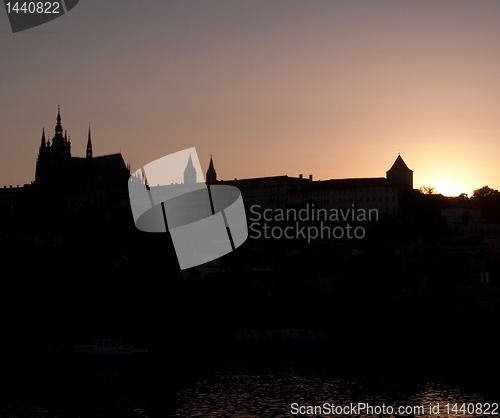 Image of Silhouette of Prague