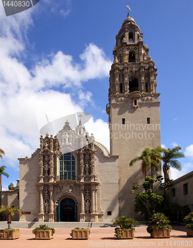 Image of California Tower and Museum of Man from Balboa Park