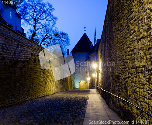 Image of Old street in Tallinn