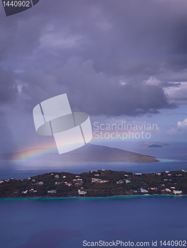 Image of Storm over Magens Bay on St Thomas USVI