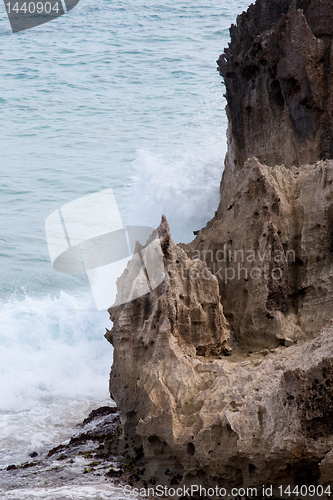 Image of Rocky formations by sea on Kauai