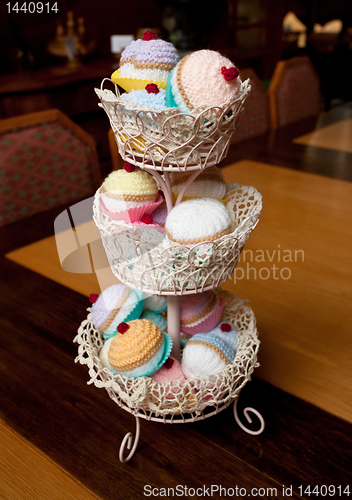 Image of Knitted cupcakes