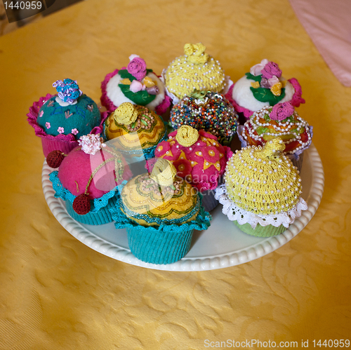 Image of Knitted cupcakes