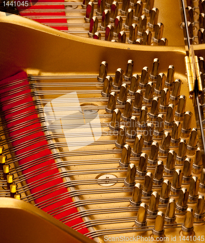 Image of Inside grand piano