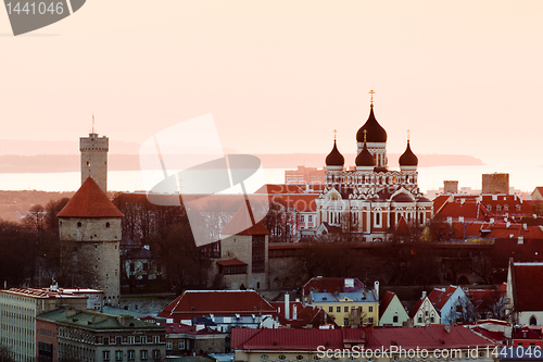 Image of Old town of Tallinn Estonia