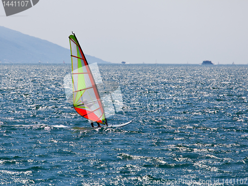 Image of Windsurfing on Lake Garda