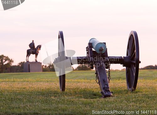 Image of Cannons at Manassas Battlefield