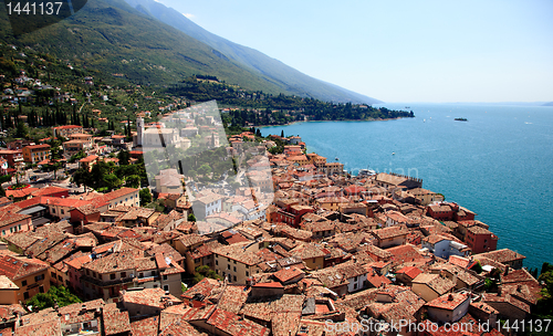 Image of Tiled roofs of Malcesine