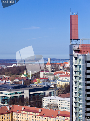 Image of Old town of Tallinn Estonia